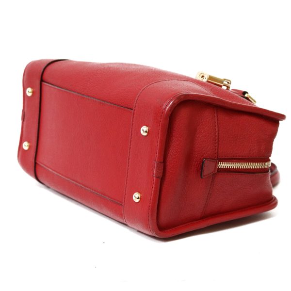 brb24107254 6 Loewe Amazona 28 Handbag Leather Red