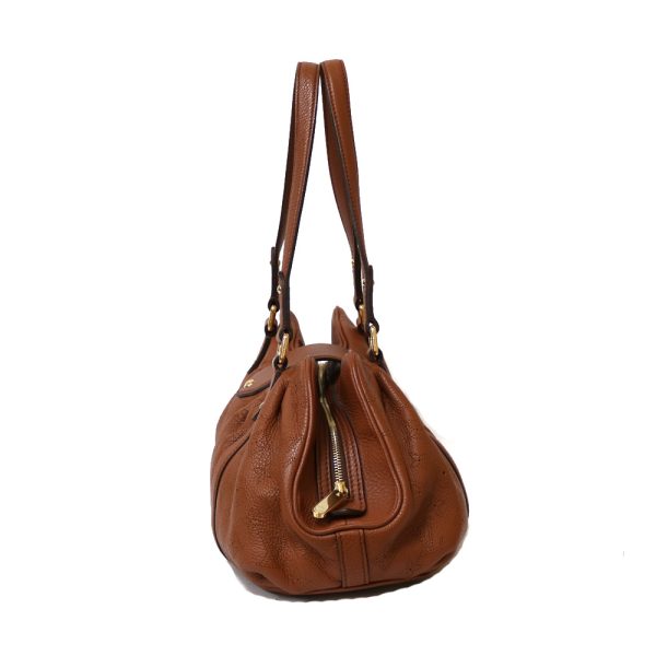 brb24107482 4 Louis Vuitton Lunar Mahina Shoulder Bag Brown