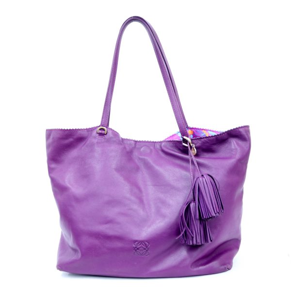 brb24107505 1 Loewe Shoulder Bag Leather Purple