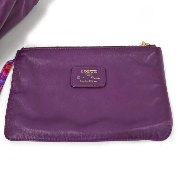 brb24107505 8 Loewe Shoulder Bag Leather Purple