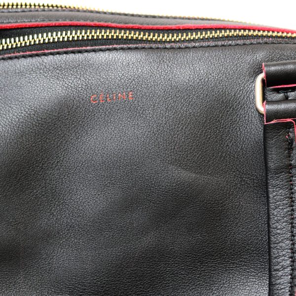 brb24108018 10 Celine Marine Shoulder Bag Leather Black