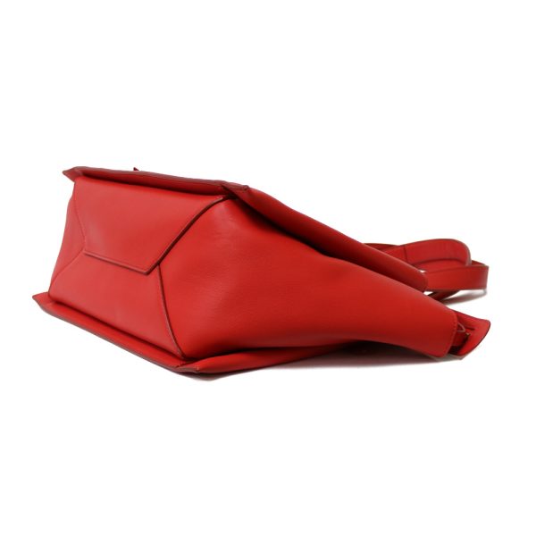 brb25400018 6 Celine Triford Shoulder Bag Leather Red