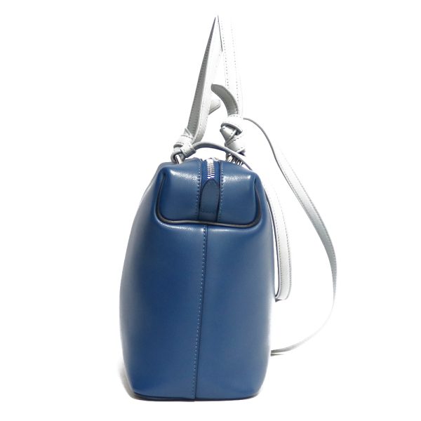 brb25400065 4 Celine Shoulder Bag Leather Blue