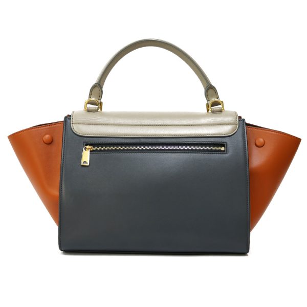 brb25401014 3 Celine Trapeze Shoulder Bag Leather Multicolor