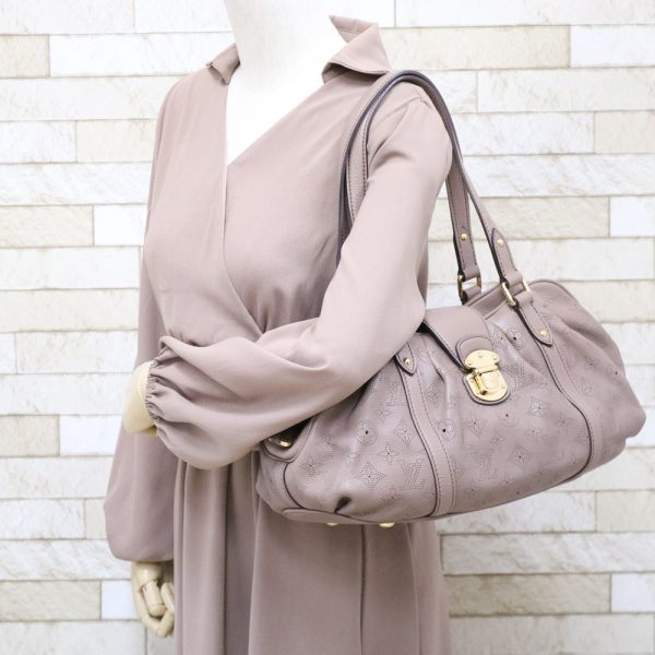 brb29104971 2 Louis Vuitton Lunar Mahina Shoulder Bag Beige