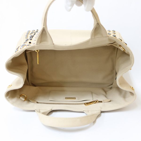 brb29105010 7 Prada Duet Bucket Leather Shoulder Bag White