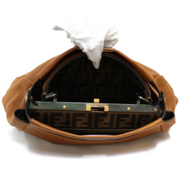 brb29105069 7 Fendi Peekaboo Handbag Brown