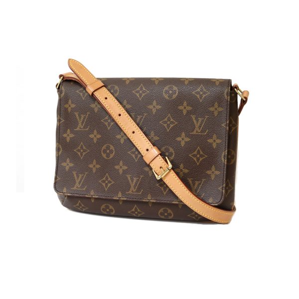 brb31701793 0 Louis Vuitton Musette Tango Monogram Shoulder Bag Brown