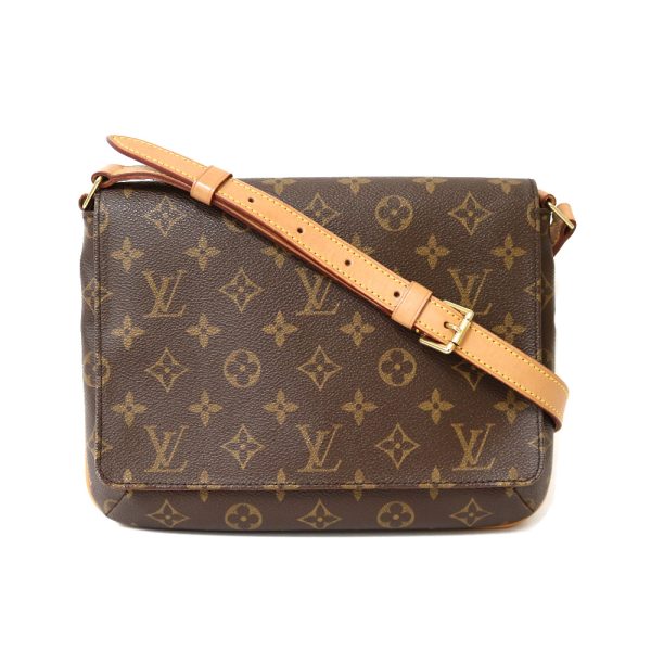 brb31701793 1 Louis Vuitton Musette Tango Monogram Shoulder Bag Brown