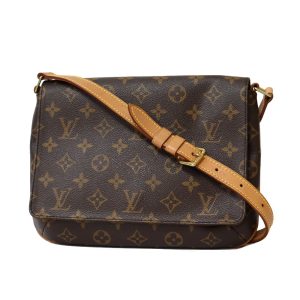 brb31702012 0 Louis Vuitton Tulum PM Monogram Shoulder Bag Brown