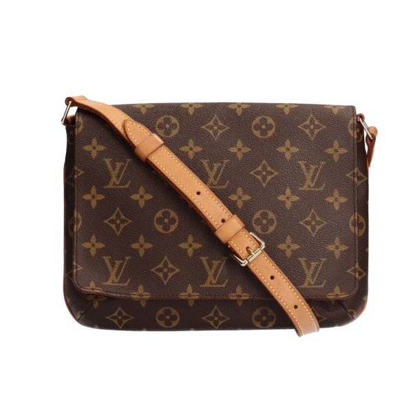 brb31702130 2 Louis Vuitton Musette Tango Monogram Shoulder Bag Brown