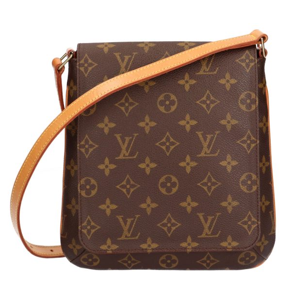 brb31702145 3 Louis Vuitton Musette Salsa Monogram Shoulder Bag Brown