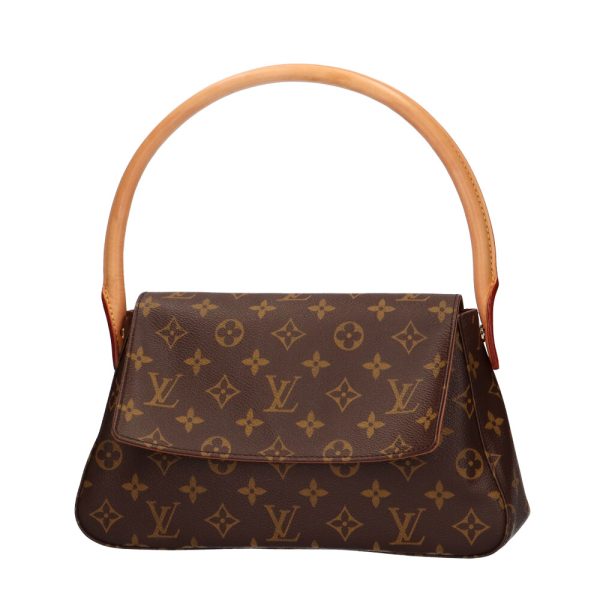 brb35104418 0 Louis Vuitton Mini Looping Monogram Handbag Brown