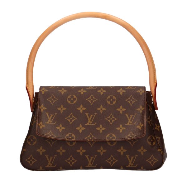 brb35104418 2 Louis Vuitton Mini Looping Monogram Handbag Brown