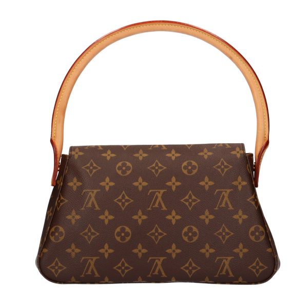 brb35104418 3 Louis Vuitton Mini Looping Monogram Handbag Brown