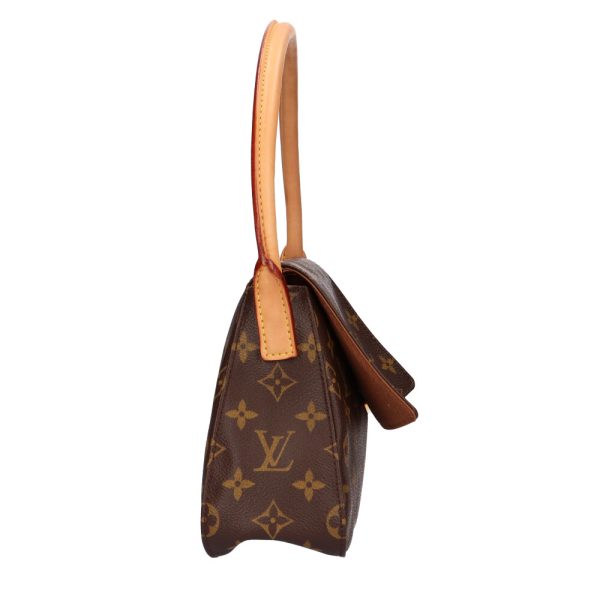 brb35104418 4 Louis Vuitton Mini Looping Monogram Handbag Brown