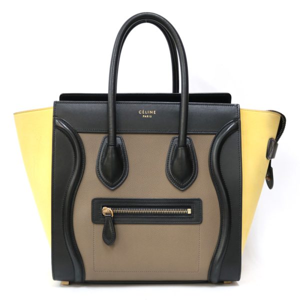 brb35500075 1 Celine Luggage Micro Handbag Leather Multicolor