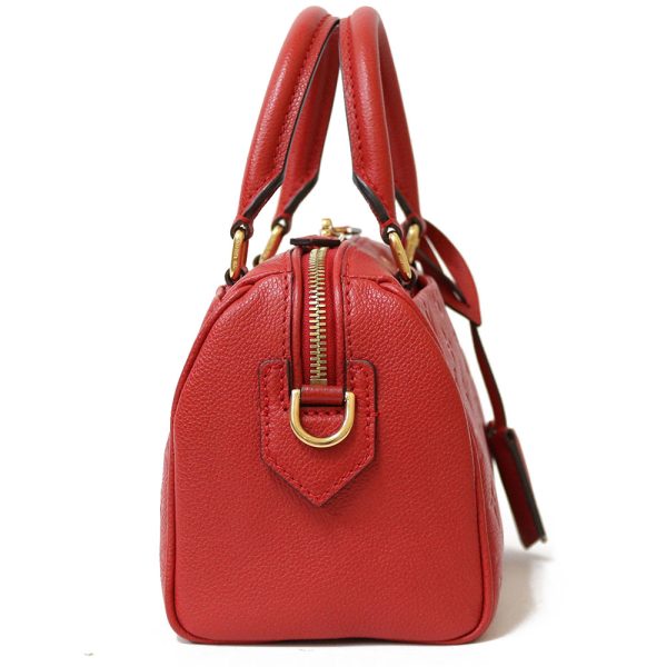 brb36008663 4 Louis Vuitton Speedy Bandouliere Monogram Shoulder Bag Red