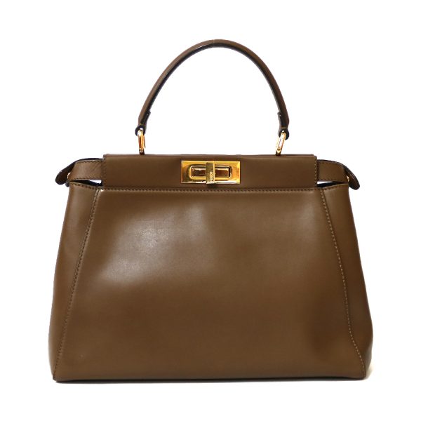 brb36809026 3 Fendi Peekaboo Shoulder Bag Brown