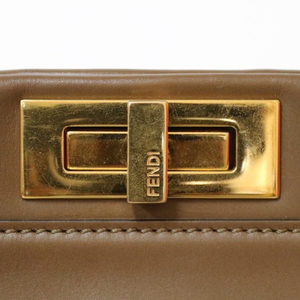 brb36809026 8 Fendi Peekaboo Shoulder Bag Brown