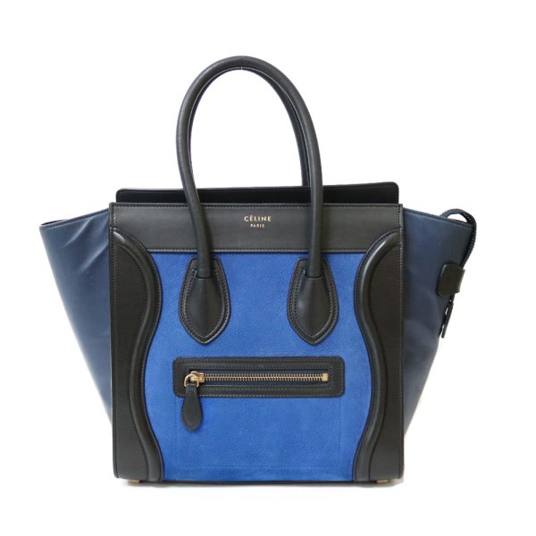 brb36809556 1 Celine Luggage Micro Handbag Leather Blue