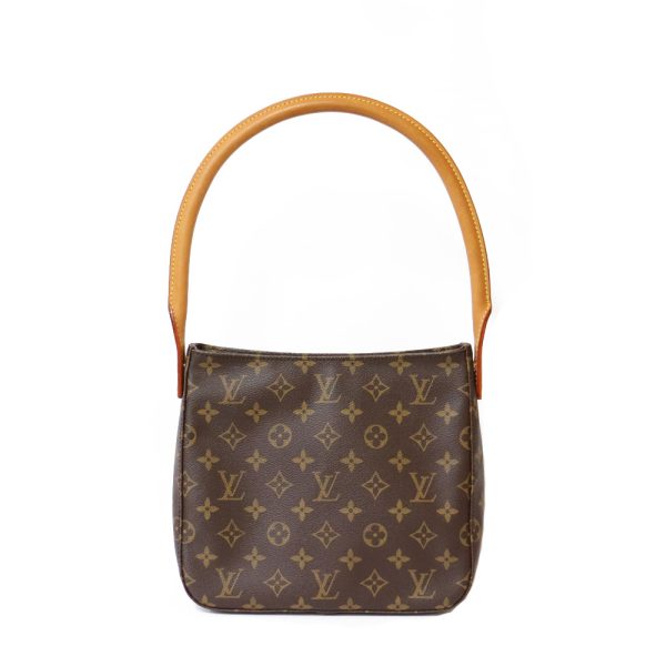 brb37100900 2 Louis Vuitton Looping Monogram Shoulder Bag Brown