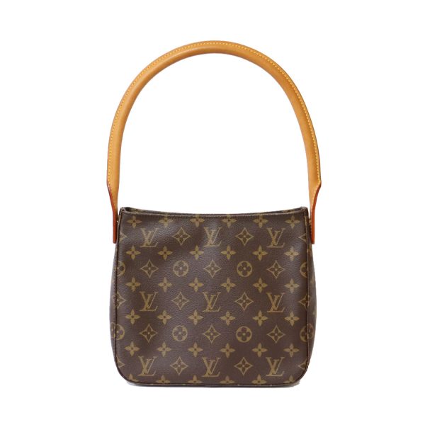 brb37100900 3 Louis Vuitton Looping Monogram Shoulder Bag Brown