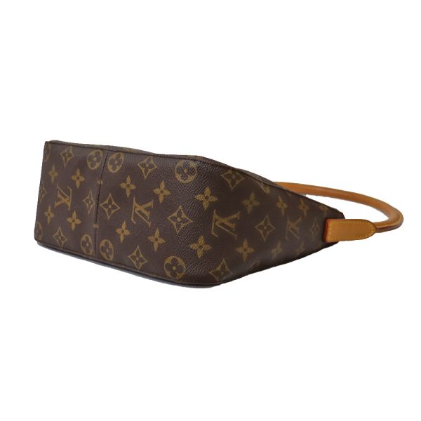 brb37100900 6 Louis Vuitton Looping Monogram Shoulder Bag Brown