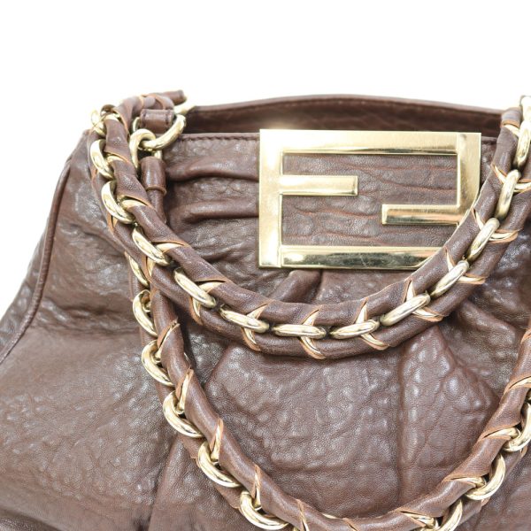 brb38112053 7 Fendi Shoulder Bag Brown