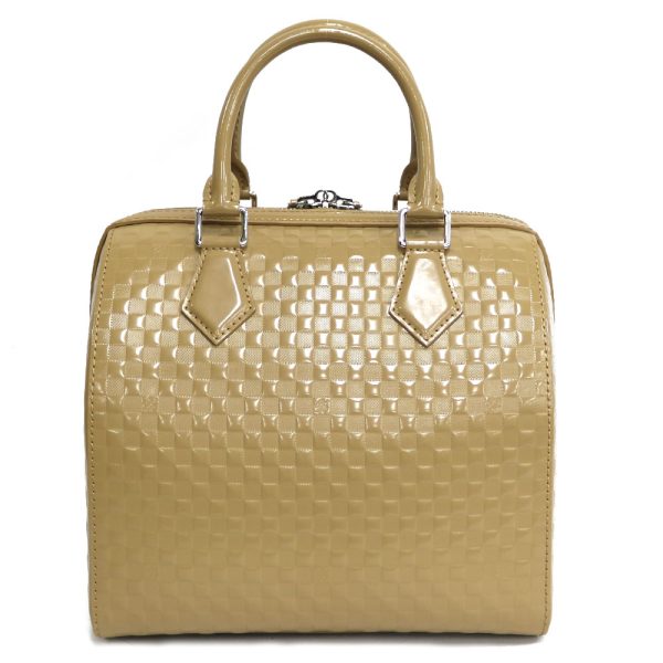 brb38112156 3 Louis Vuitton Speedy Cube Damier Handbag Beige