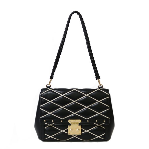 brb38114568 1 Louis Vuitton Pochette Maltage Shoulder Bag Black