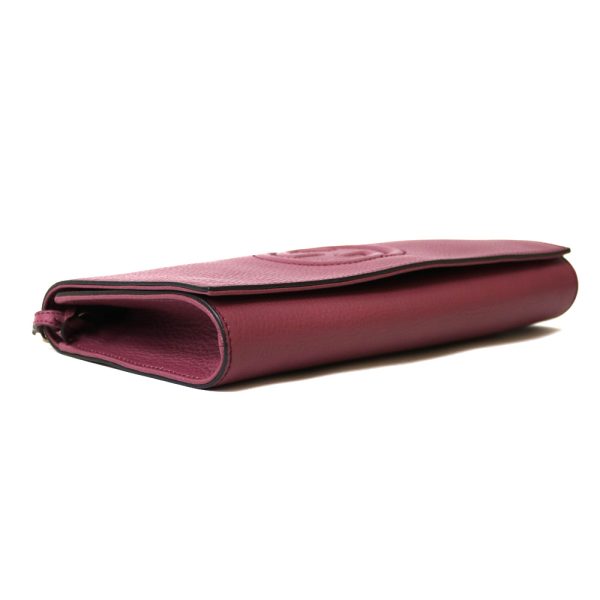 brb38115886 6 Gucci Soho Clutch Bag Purple