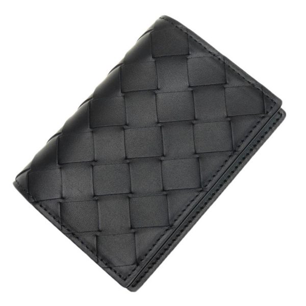 bt23fw102 1 BOTTEGA VENETA card casebusiness card holder 605720 VCPQ3 Black