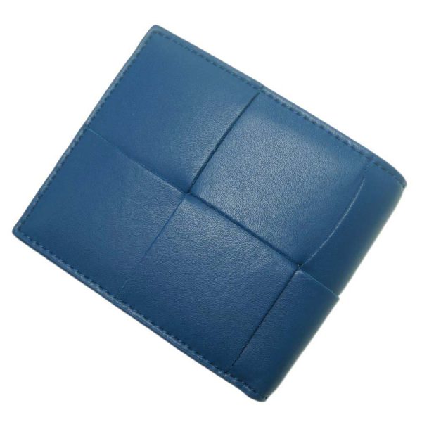 bt24ss301 3 BOTTEGA VENETA bifold wallet Blue