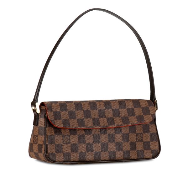 btvamt9vtss5qzwd 2 Louis Vuitton Damier Recoleta Shoulder Bag Brown