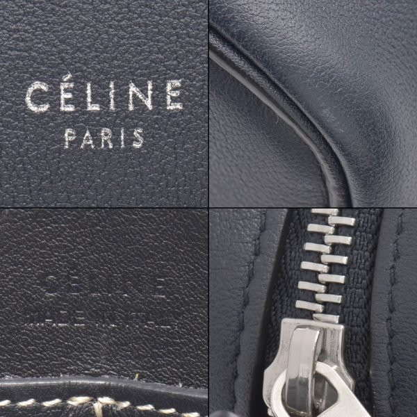 c240601118871 5 Celine Small Soft Cube Smooth Calfskin Shoulder Bag Navy