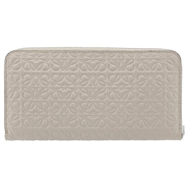 c499t12x0500302461 2 LOEWE Repeat Round Zip Wallet Ivory