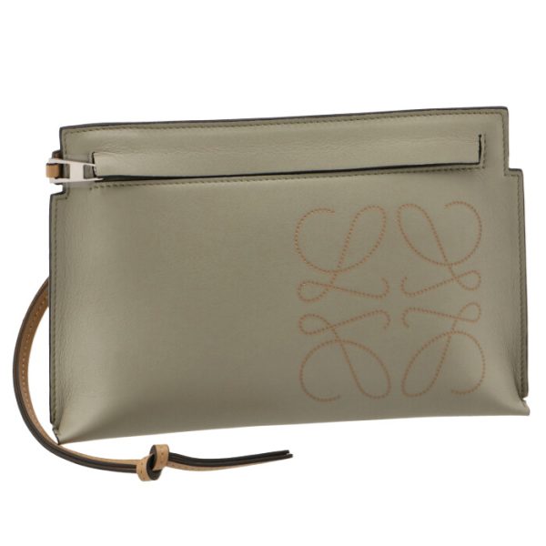 c500m38x0100244355 LOEWE T Pouch Mini Light Green