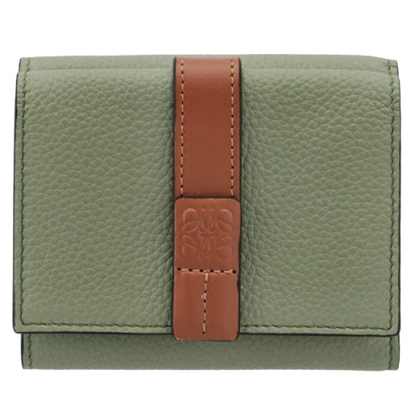 c660s26x0300516465 1 LOEWE Trifold Wallet Green