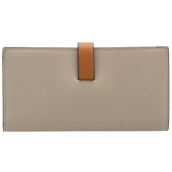 c660s40x0100512463 2 LOEWE Large Vertical Wallet Beige