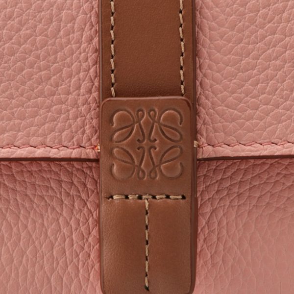 c660s86x0100517799 3 LOEWE Small Vertical Trifold Wallet Pink