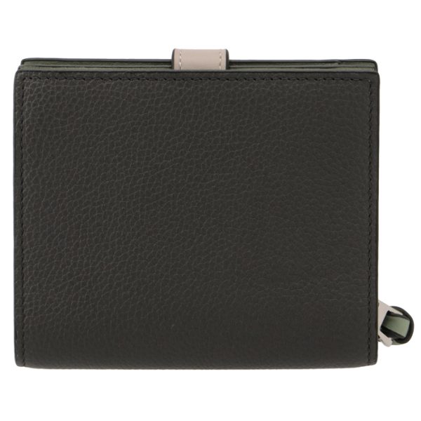 c660z41x0100511636 2 LOEWE Compact Zip Bifold Wallet Gray