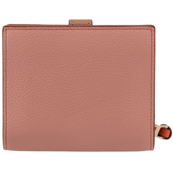 c660z41x0100517799 2 LOEWE Compact Zip Bifold Wallet Pink