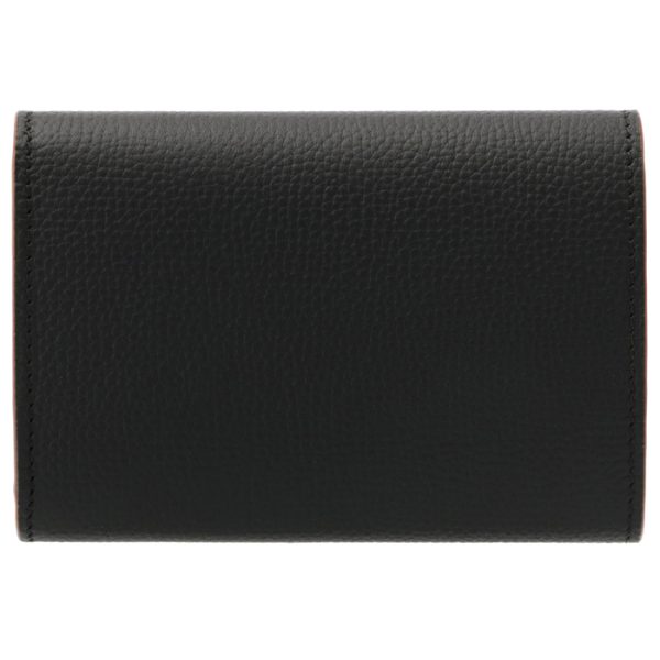 c821s33x0100661100 2 LOEWE Anagram Vertical Trifold Wallet Small Black