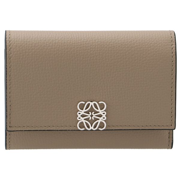 c821s33x070066 1 LOEWE Mini Wallet Anagram Vertical Trifold Wallet