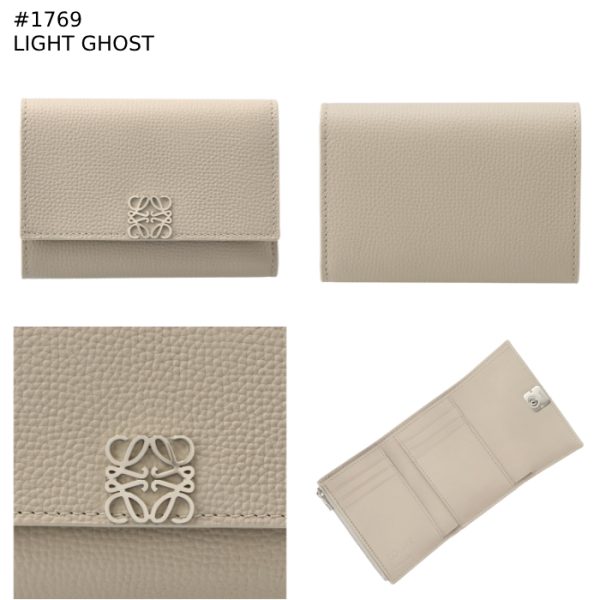 c821s33x070066 9 LOEWE Mini Wallet Anagram Vertical Trifold Wallet