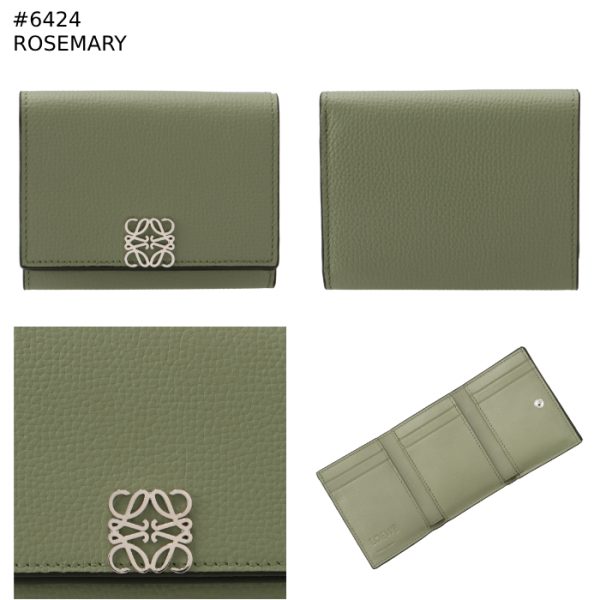 c821tr2x080066 9 LOEWE Trifold Mini Wallet Anagram Trifold Wallet