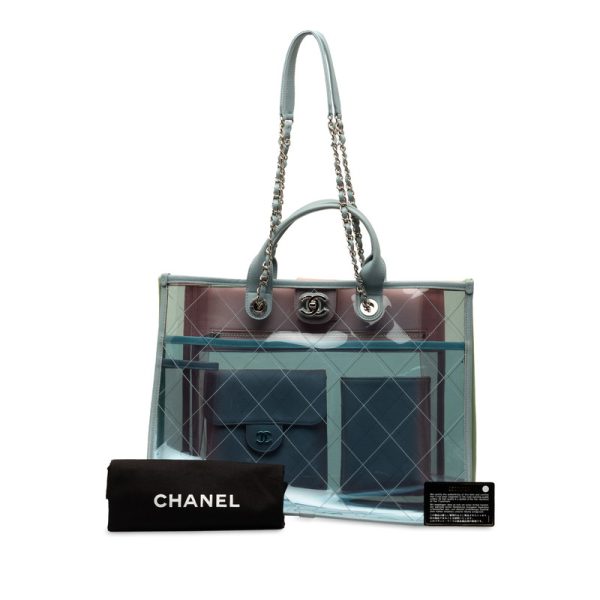 cct9ie8jtf75zdr5 10 CHANEL Matelasse Pastel Tote Bag Shoulder Bag Multicolor