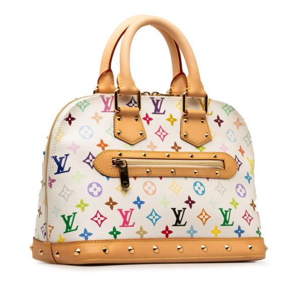 cd4s490jvx33z5f5 2 Louis Vuitton Monogram Multicolor Alma White