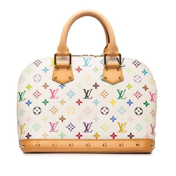 cd4s490jvx33z5f5 3 Louis Vuitton Monogram Multicolor Alma White